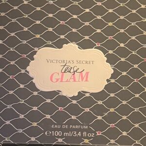 Victoria's Secret Tease Glam Box - Black & Pink Accents. 3.4oz